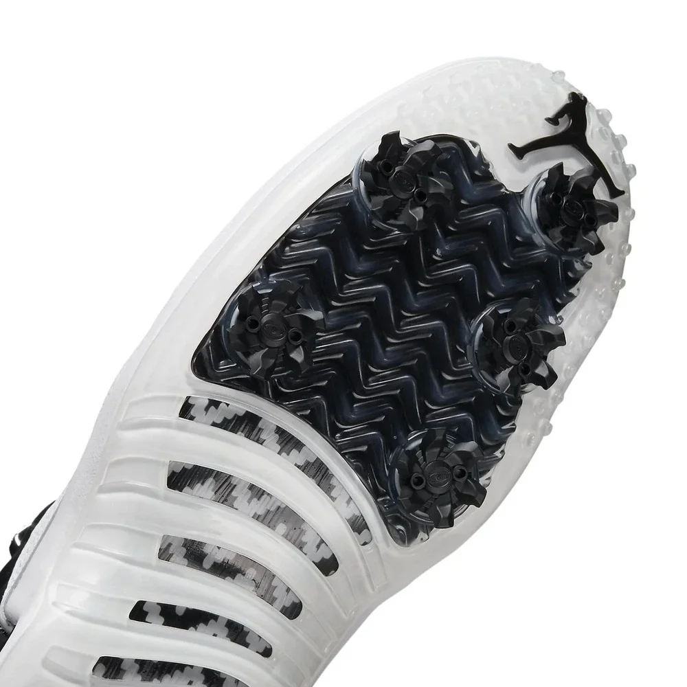 Size 9.5 - [NEW] Men's Nike Air Jordan 12 Low Golf Shoes White DH4120-010